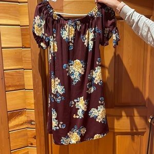 Off the shoulder dress